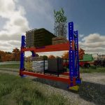 placeable pallet rack v1.3 fs22 2