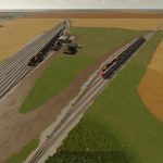 placeable railroad track v1.0 fs22 2