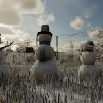 placeable snowmen v1.0 fs22 2