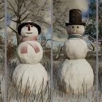 placeable snowmen v1.0 fs22 3