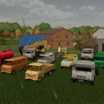 placeable vehicles pack v1.0 fs22 1