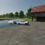 placeable water 100x100m with free watertrigger v1.0 fs22 2