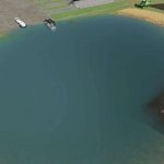 placeable water 100x100m with free watertrigger v1.0 fs22 3