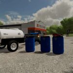 plastic water fertilizer barrels v1.0 fs22 2