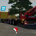 plateau porte grue kogel v1.0 fs22 1