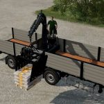 platform trailer with crane v1.0.0.2 fs22 6