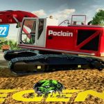 poclain excavator v1.0 fs22 2