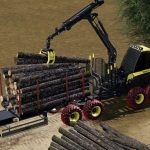 ponsse bison active frame shuttle v1.0.1 fs22 2