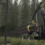 ponsse forwarder trailer v1.0 fs22 2