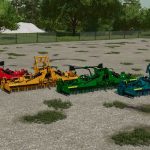 power harrow 6m 2B rear attacher v1.0 fs22 2