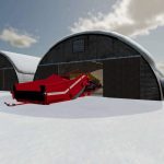 reinforced quonset sheds for woodchips v1.0 fs22 4