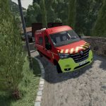 renault master fire brigade vsav v1.0 fs22 1