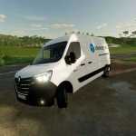 renault master iv chronopost v1.0 fs22 1