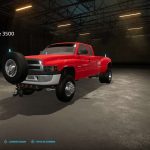 rmg22 1996 dodge 3500 working radio v1.0 fs22 2