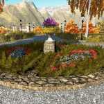 round flower bed v1.0 fs22 1