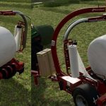 rounder wrapped round bales v1.0 fs22 3