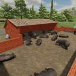 rustic stables pack v1.0 fs22 2