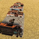 rusty cars collection for decoration v1.0 fs22 2