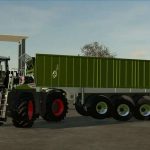 saddletrac 3 achs trailer v1.0 fs22 2