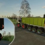 saddletrac 3 achs trailer v1.0 fs22 3