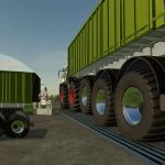 saddletrac 3 achs trailer v1.0 fs22 4