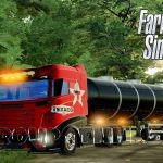 scania r1000 texaco v1.0 fs22 2