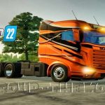 scania r1000 top run v1.0 fs22 2