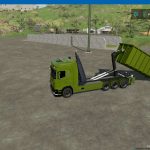 scania s620 hkl hooklift and crane truck v1.0 fs22 2