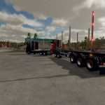 scania timber truck 2B trailer v1.0 fs22 1