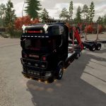 scania timber truck 2B trailer v1.0 fs22 3