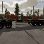 scania timber truck 2B trailer v1.0 fs22 4