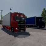 scania with tail lift v2.0 fs22 1