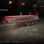 schwarz mueller alu 4 axles tipper trailer v1.0.0.1 fs22 1