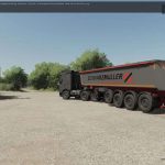 schwarz mueller alu 4 axles tipper trailer v1.0.0.1 fs22 2