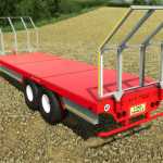 scully 28ft bale trailer v1.0 fs22 1