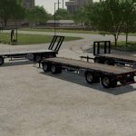 self built bale trailer v1.0 fs22 2