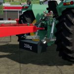 selfmade 250kg underfloorweight v1.0 fs22 1