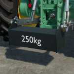 selfmade 250kg underfloorweight v1.0 fs22 2