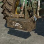 selfmade 250kg underfloorweight v1.0 fs22 3