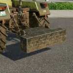 selfmade 750kg rear weight v1.0 fs22 1