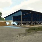 selfmade cowshed v1.0 fs22 2