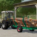 selfmade forest trailer v1.0 fs22 2