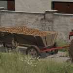 selfmade wooden trailer v1.0 fs22 1