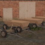 selfmade wooden trailer v1.0 fs22 2