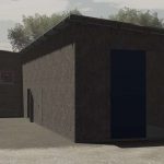 shed with garage v1.0 fs22 2