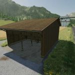 shed with hayloft v1.0 fs22 2