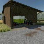 shed with hayloft v1.0 fs22 3