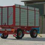 silver car 2 axles trailer v1.0 fs22 1