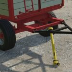 silver car 2 axles trailer v1.0 fs22 5