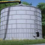 silvershield 7000 bushel grain bin v1.0 fs22 2